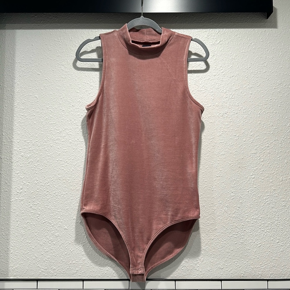 GAP Velvet Bodysuit
